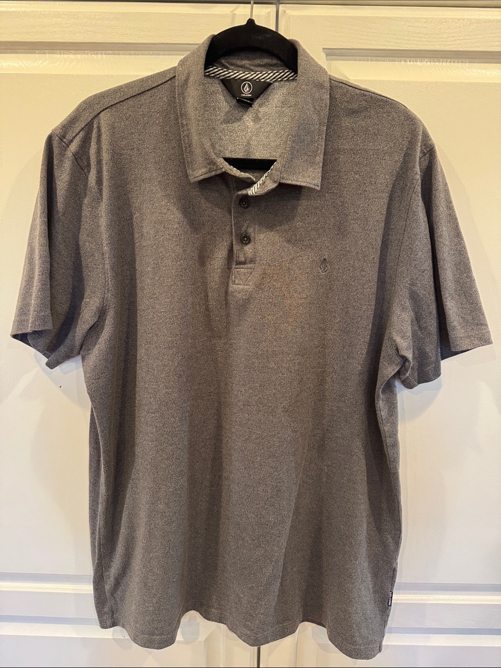 Volcom Men’s Heather Gray Polo Shirt